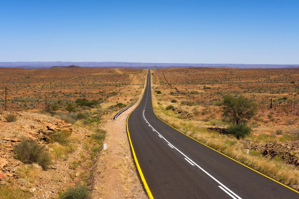 Hit the road in Namibia