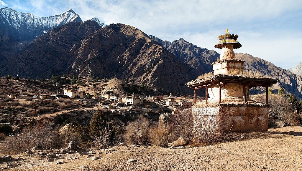 Stupa by the Entrance of Chhepka