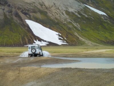 Off-road Vehicle In Iceland