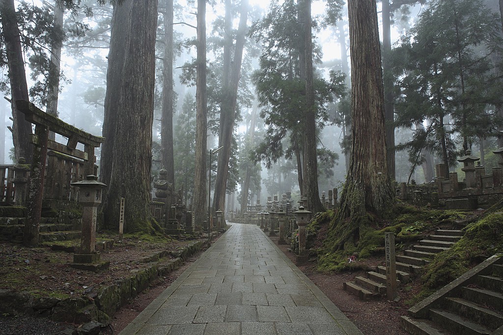Okunoin on Mt Koya (Koyasan)