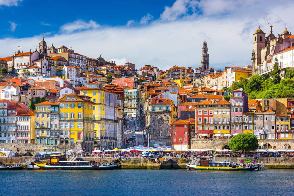 Porto's colorful buildings