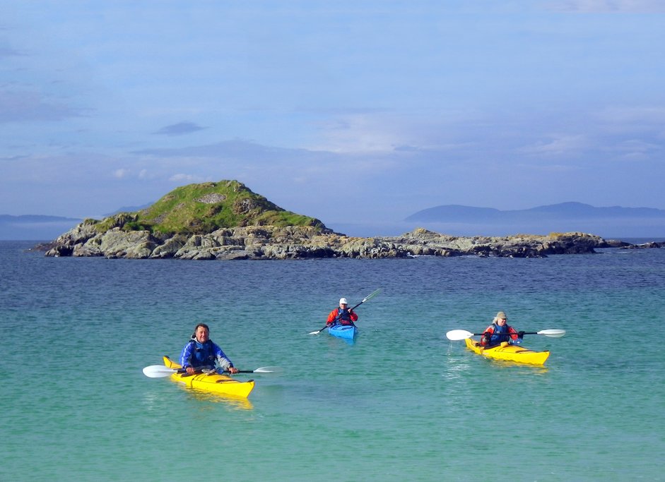 Sea Kayaking on the Sound Of Arisaig.