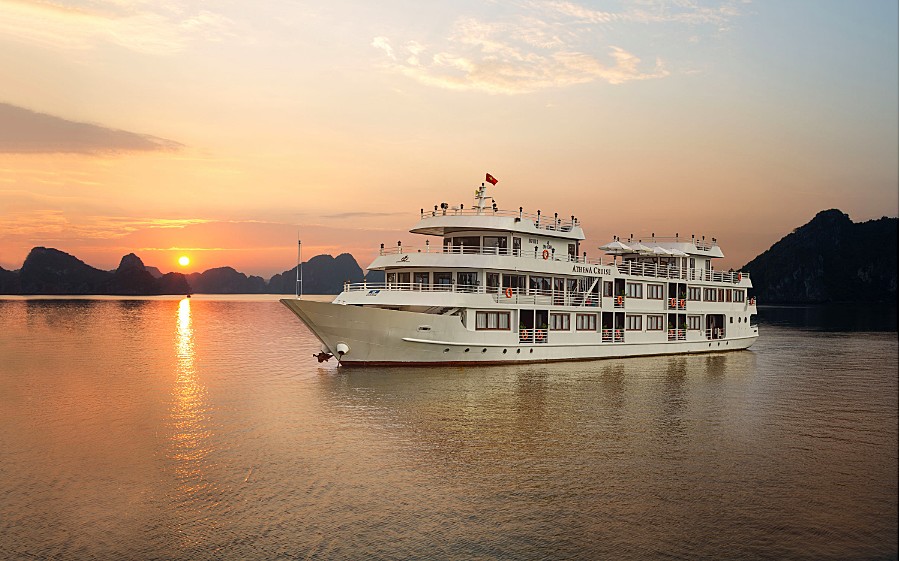 Take in the incredible sunset views from the ship
