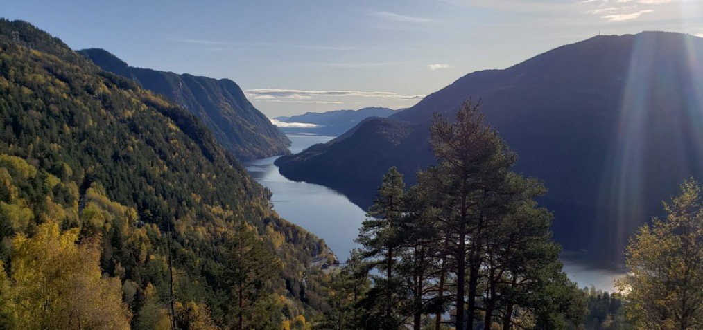 Views over Bandak Lake near Dalen