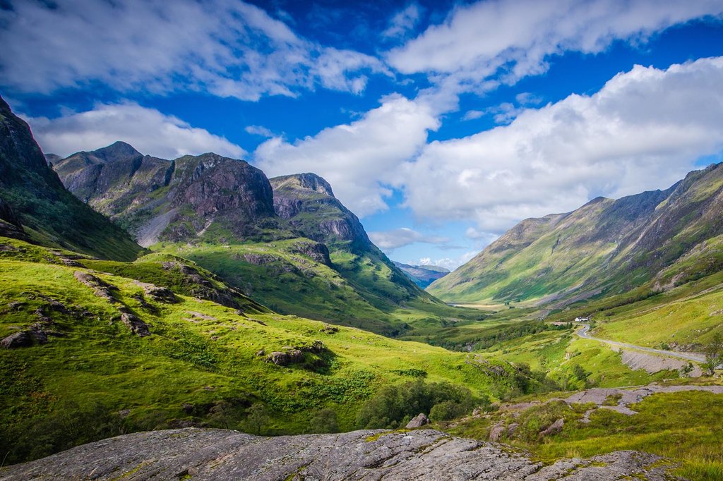 Natural scenery at Glencoe