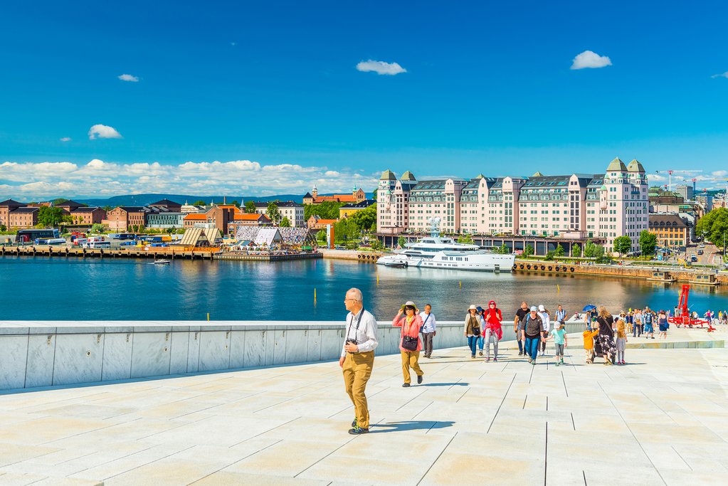 Views of Oslo from the Opera House