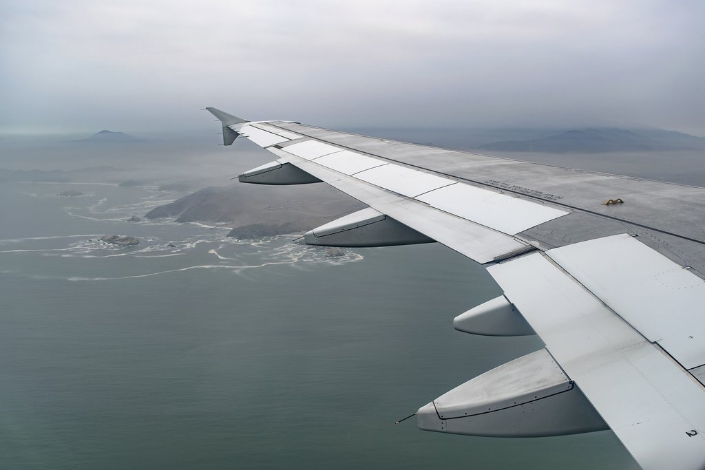 View of the Peruvian coastline.