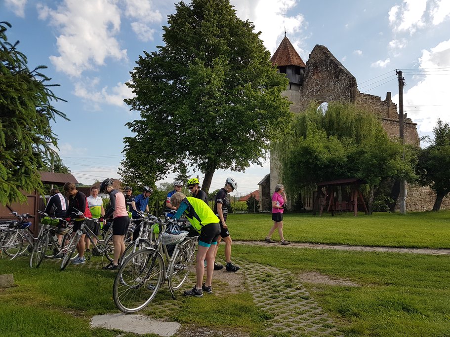 Stop at the ruins of a Cistercian Monastery