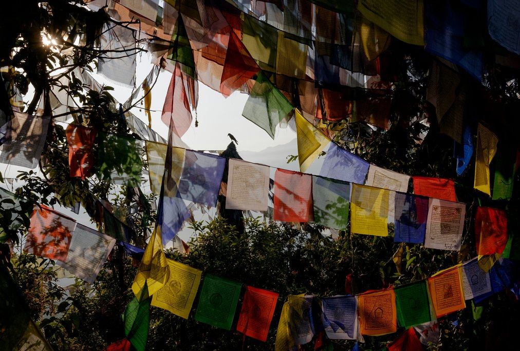 Buddhist prayer flags