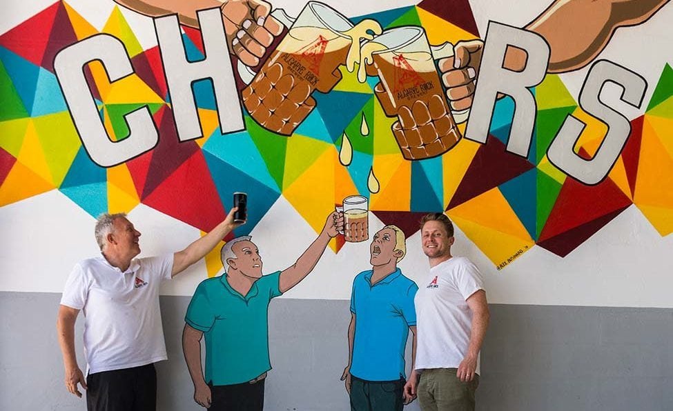Craft beer brewery tour