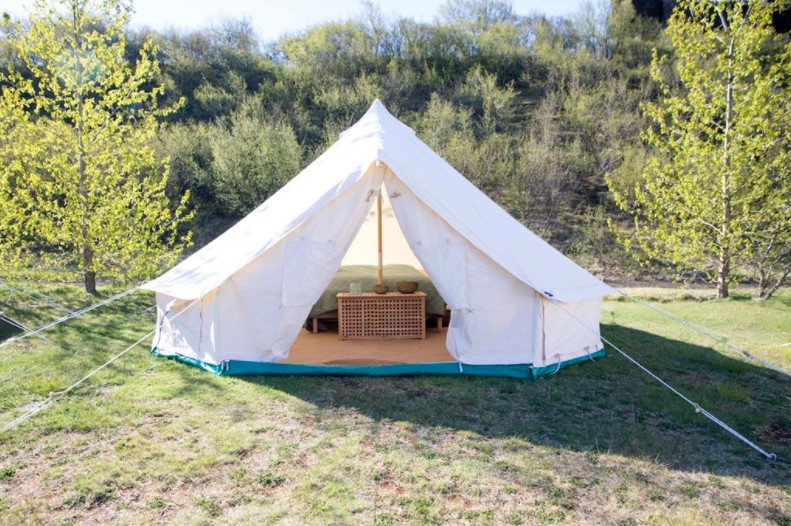 A tent at Thorsmork Nature Reserve (photo courtesy of Thorsmark Nature Reserve)