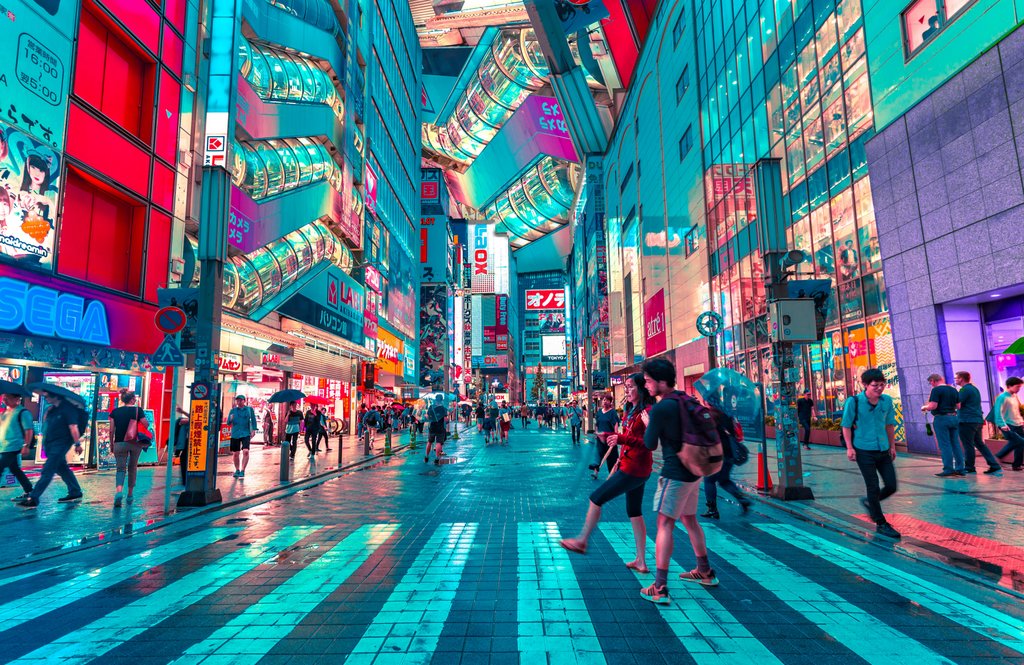The Neon Streets of Akihabara
