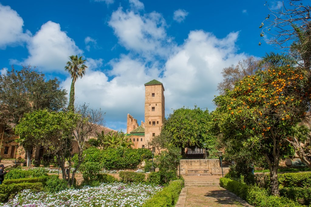 Andalusian Gardens at the Ouydaya Kasbah, Rabat