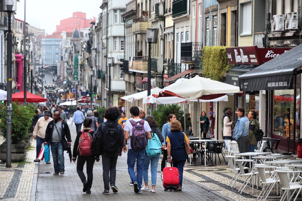 Rua de Santa Catarina shopping street