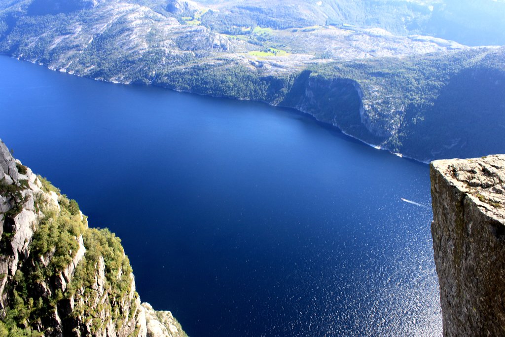 Stunning views of the Lysefjord from Pulpit Rock.