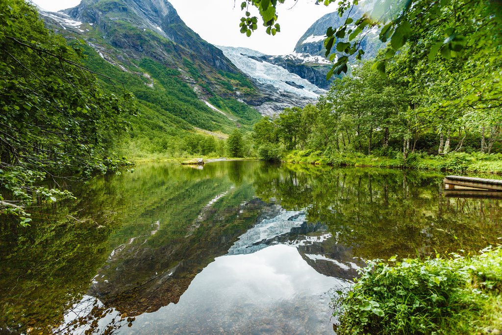 Fewer tourists near Sogndal