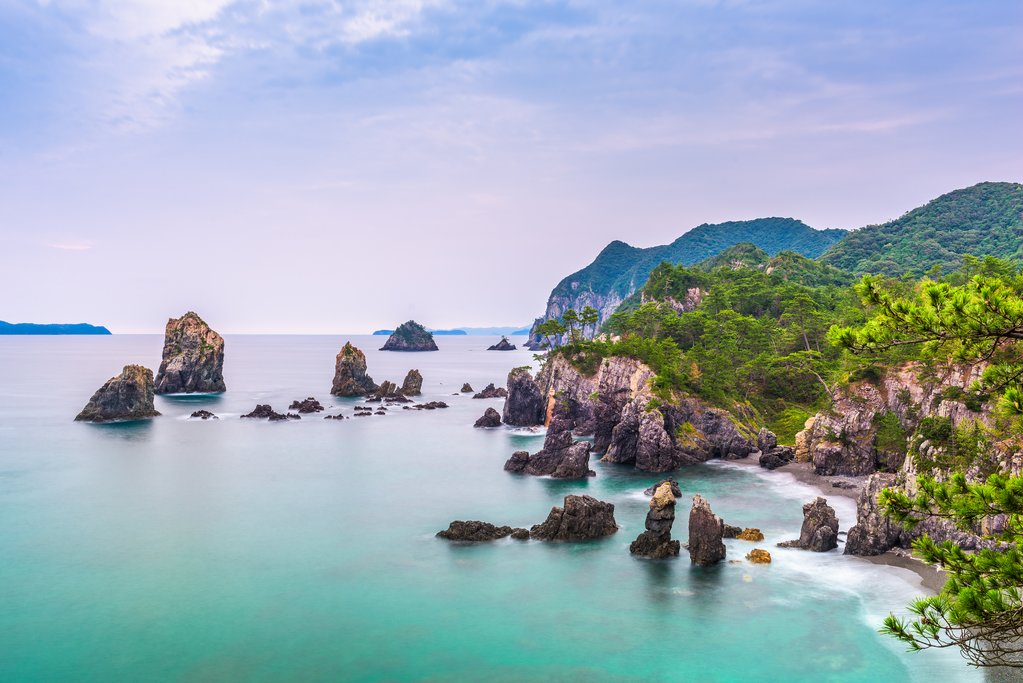 Beautiful Coastline in Japan