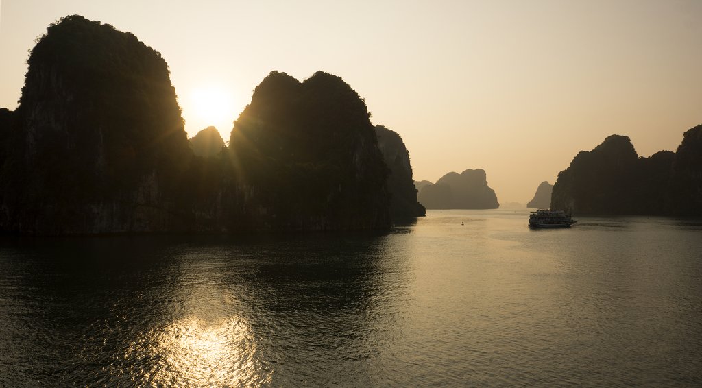Sunrise on Bai Tu Long Bay