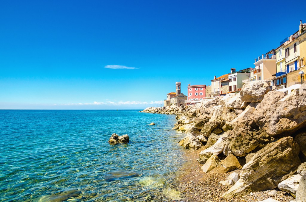 Amazing view on the Piran Coast