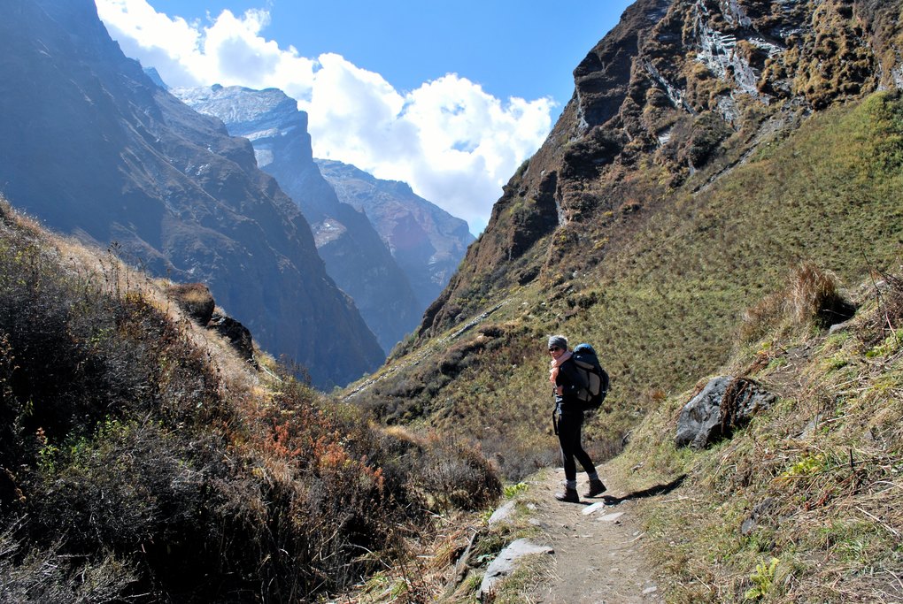 The trail to Himalaya Hotel