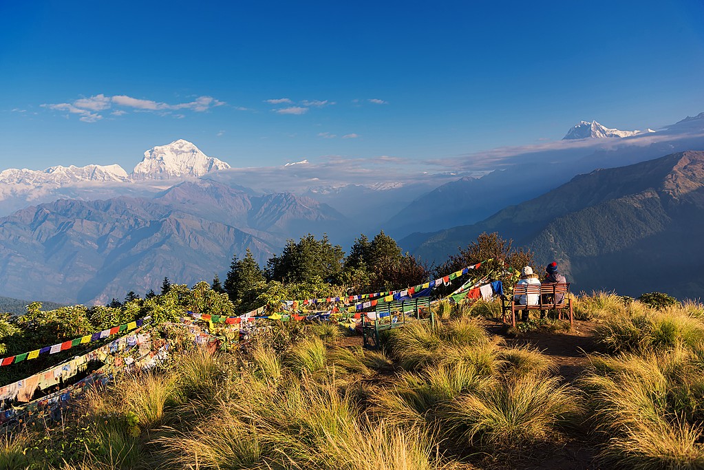 Views near the village of Ghorepani