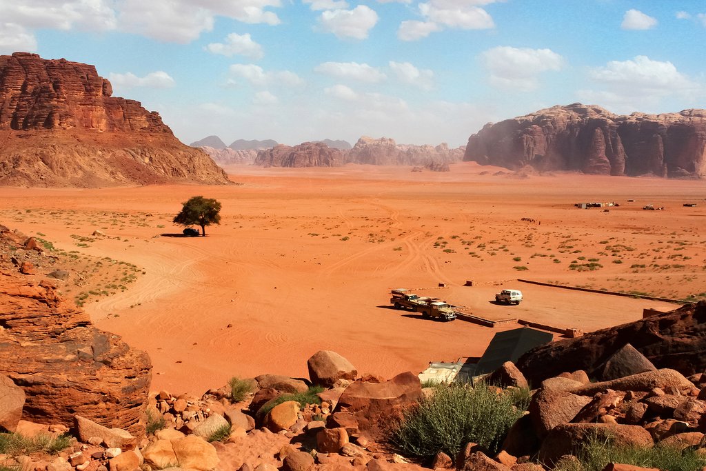 Wadi Rum in Jordan