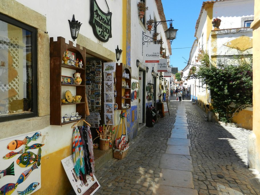 Colorful Medieval Streets of Óbidos