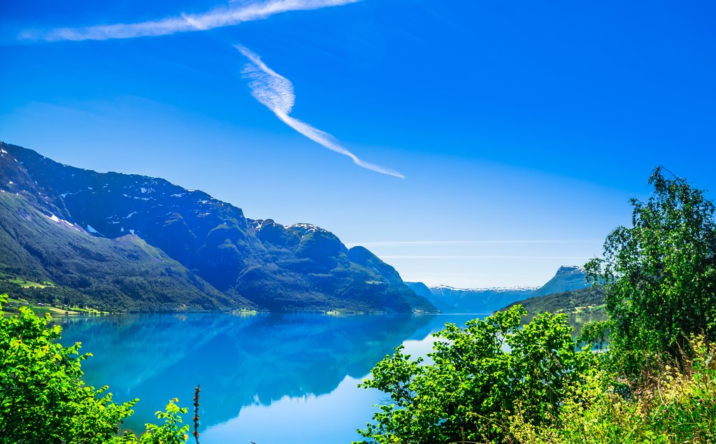 Views of the Sognefjord from Fjærland