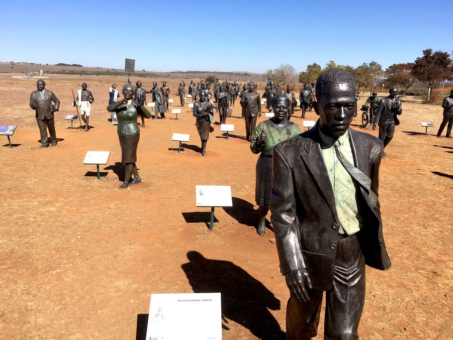 Art exhibit at Cradle of Humankind