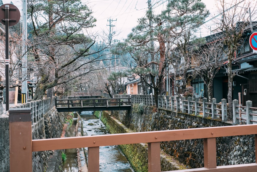 Takayama's atmospheric old town.
