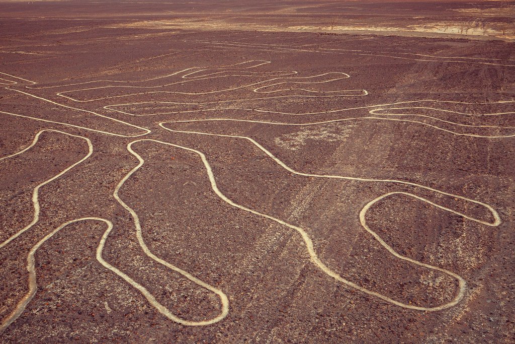 Aerial view of the Nazca Lines