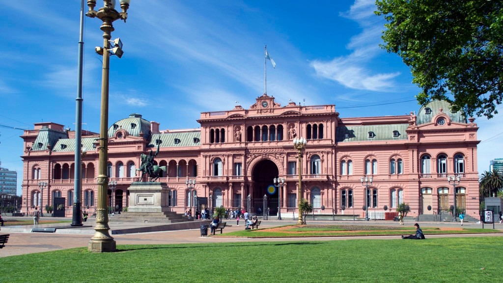 The Casa Rosada, Argentina's presidential palace