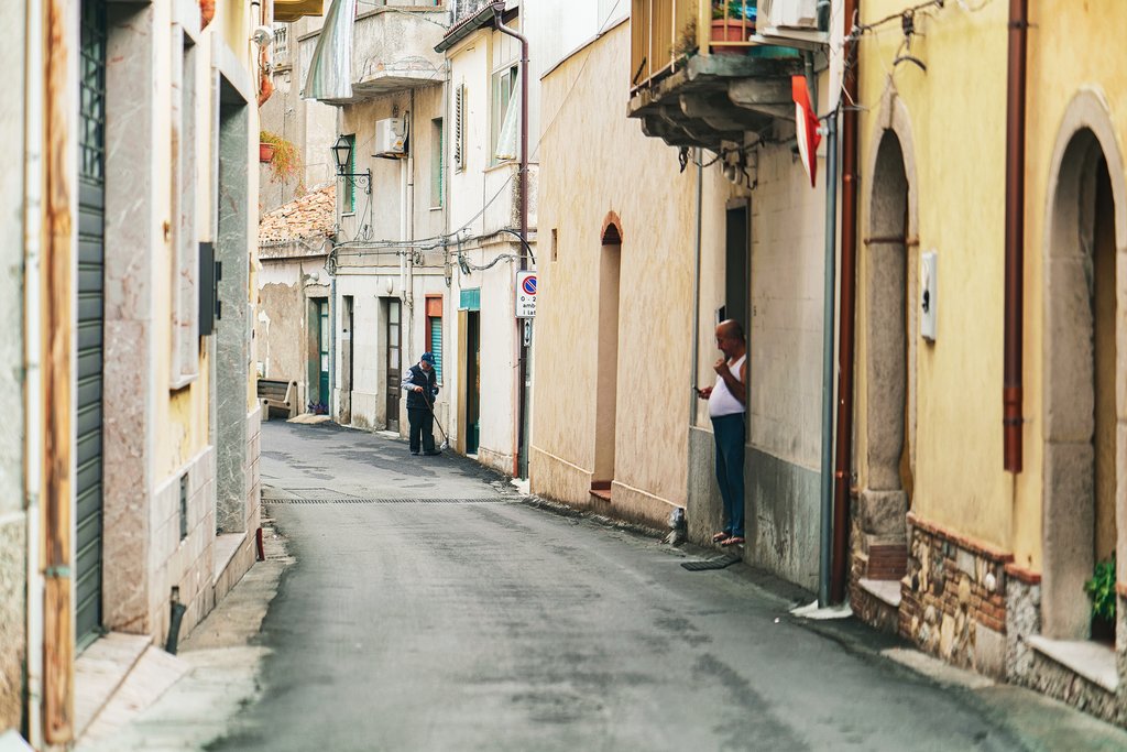 Cozy street in Savoca