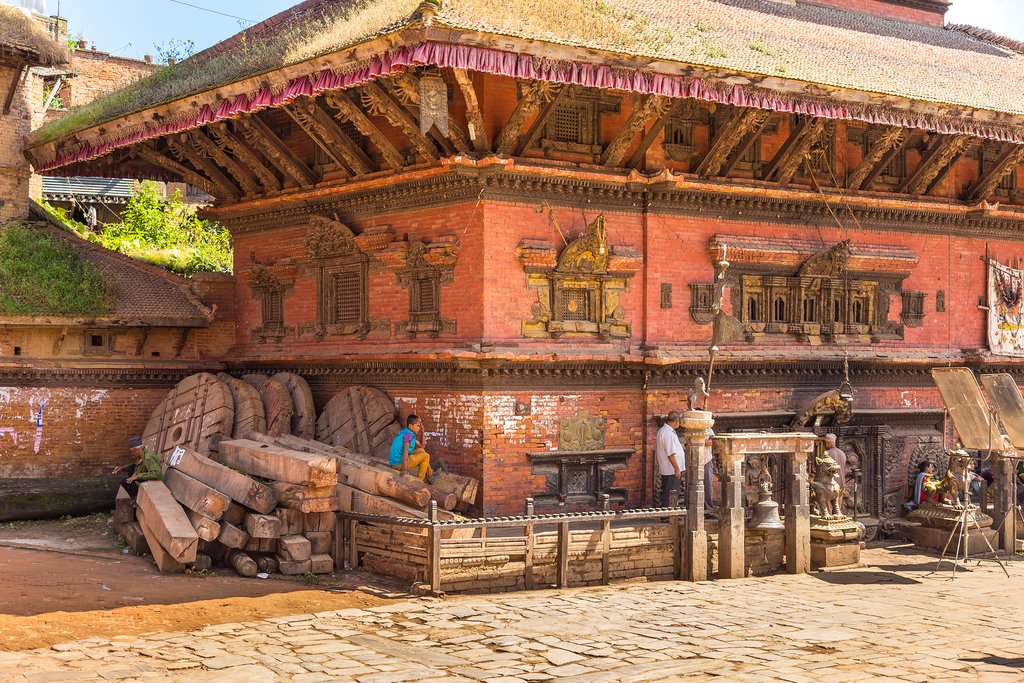 The old city of Bhaktapur