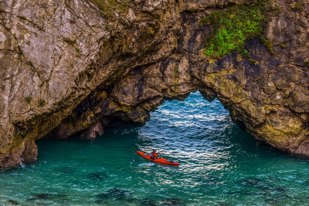 Kayaking adventure up the coast