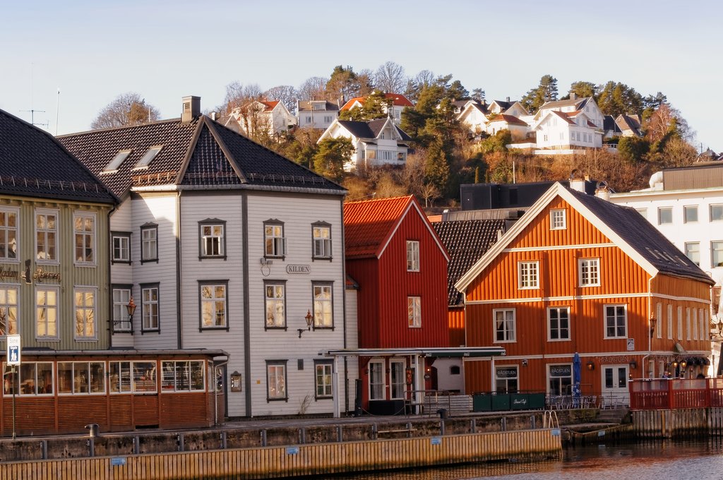 Arendal is a popular resort town during summer months.