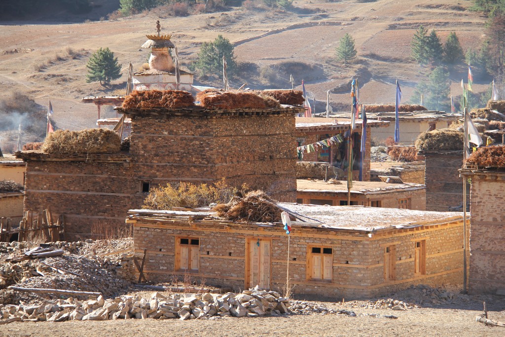 Modern House structure in Ringmo Village