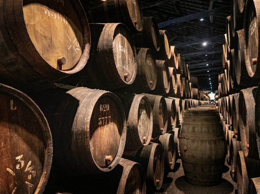 Whisky barrels Distillery
