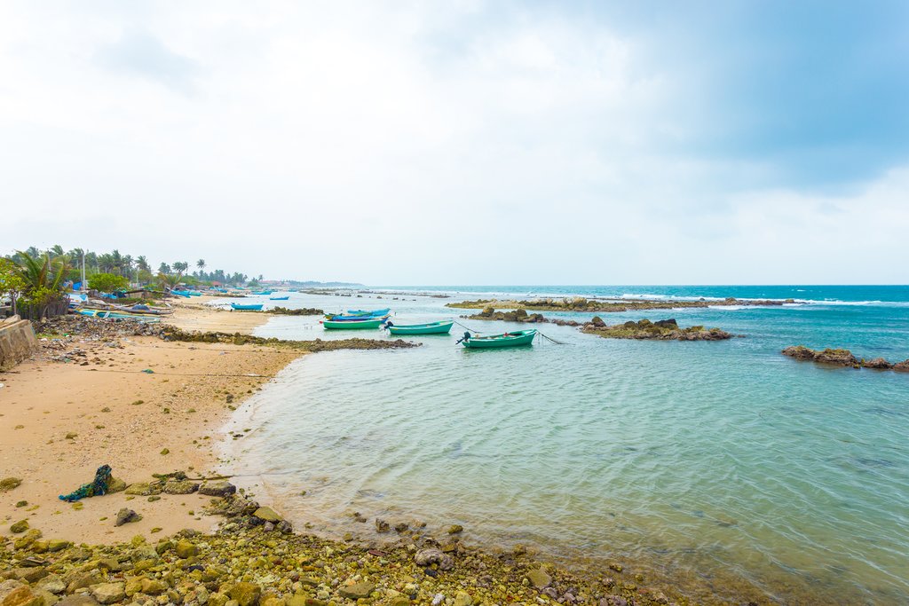 Fishermen village in Point Pedro