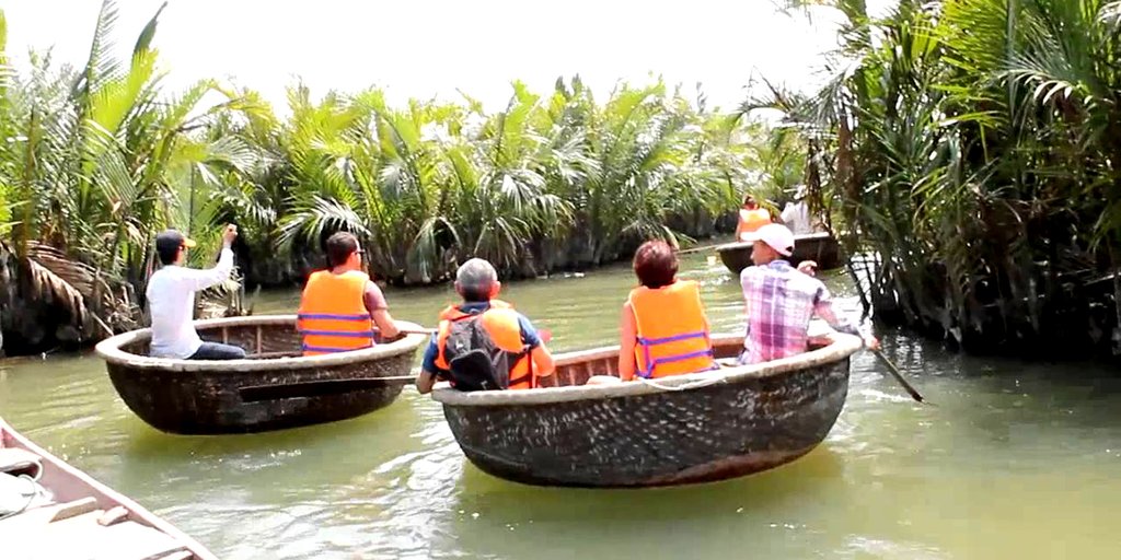 Traditional basket boats