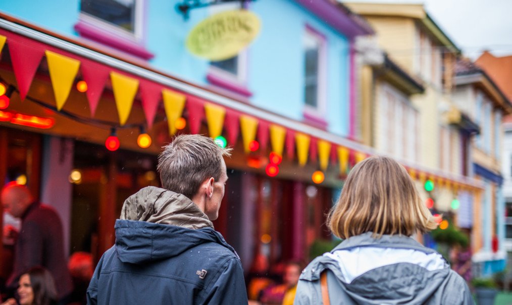 Colorful Street in Stavanger