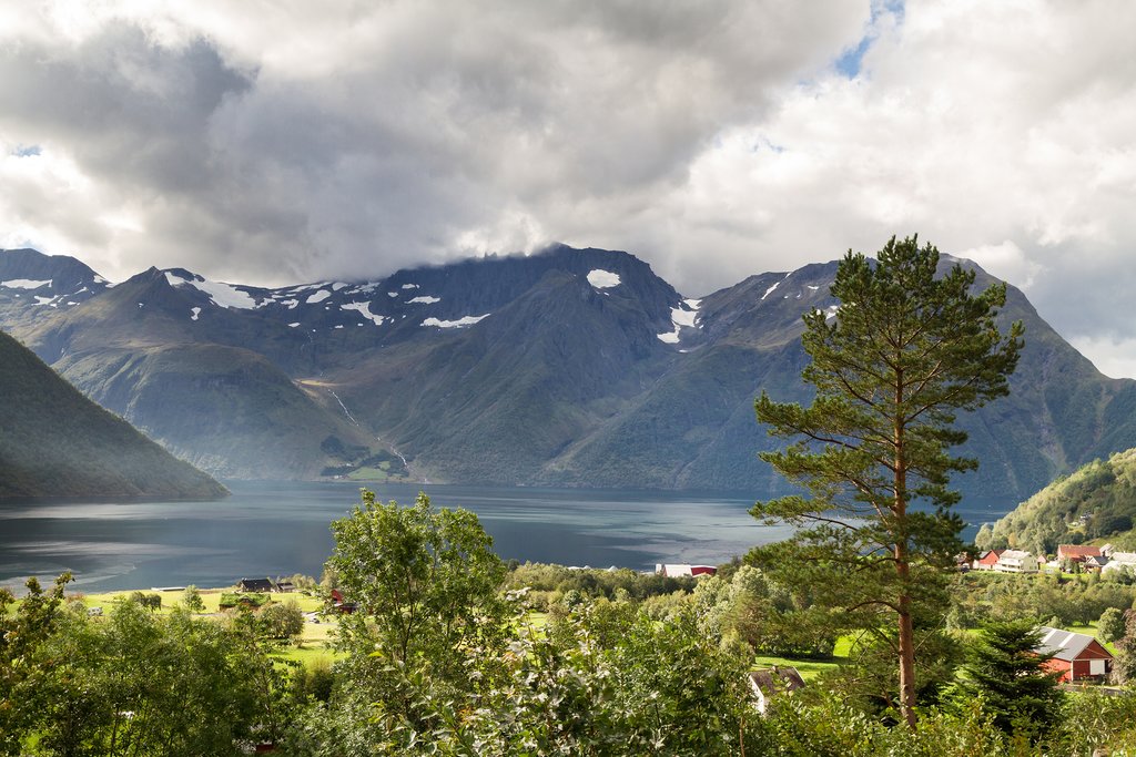 Drive to villages along the fjord.