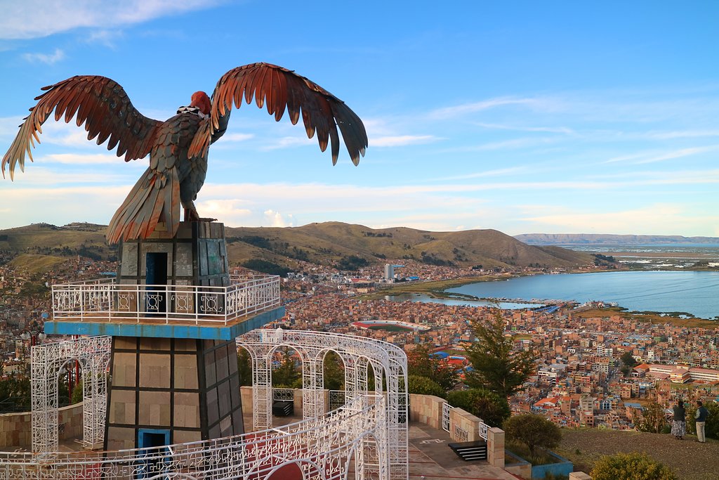 View of Puno from Condor Hill View Point