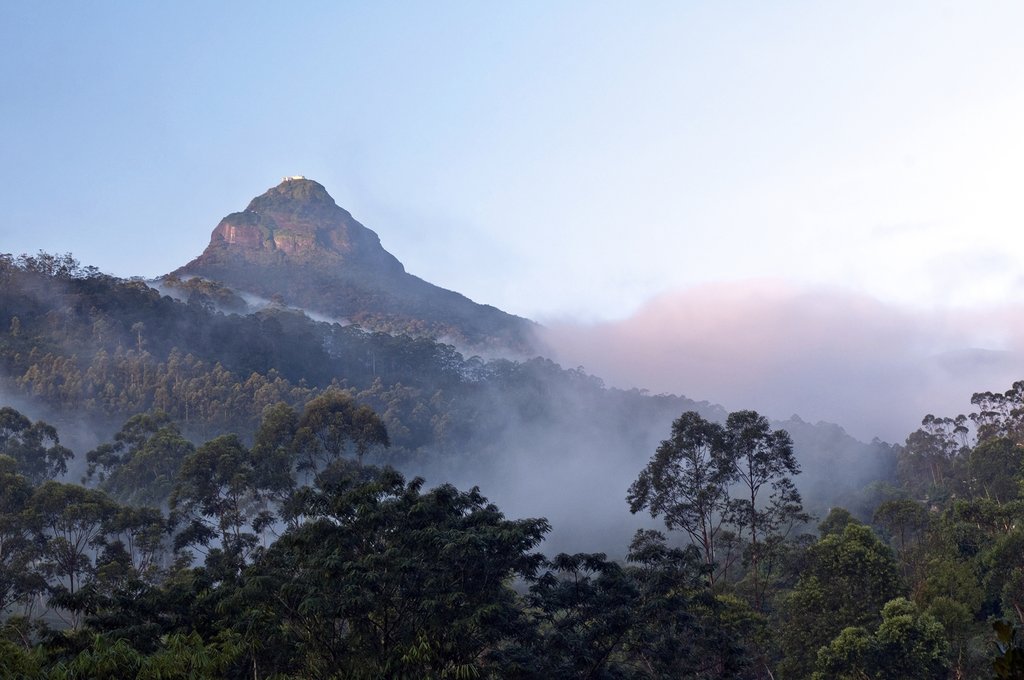 Begin your ascent of Sri Pada in the dark to reach the summit at sunrise