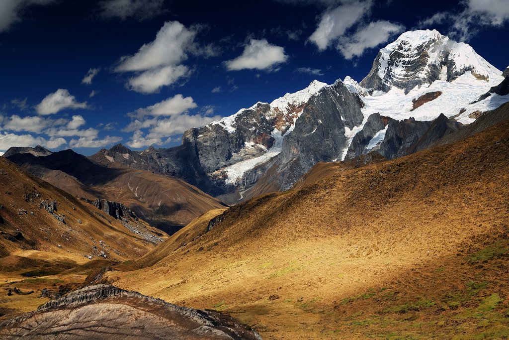 Yerupaja Peak in Cordiliera Huayhuash