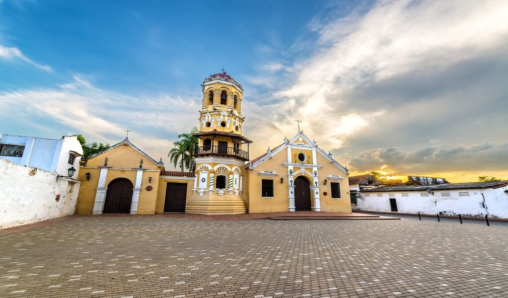 Santa Barbara Church Sunset
