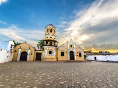 Santa Barbara Church Sunset