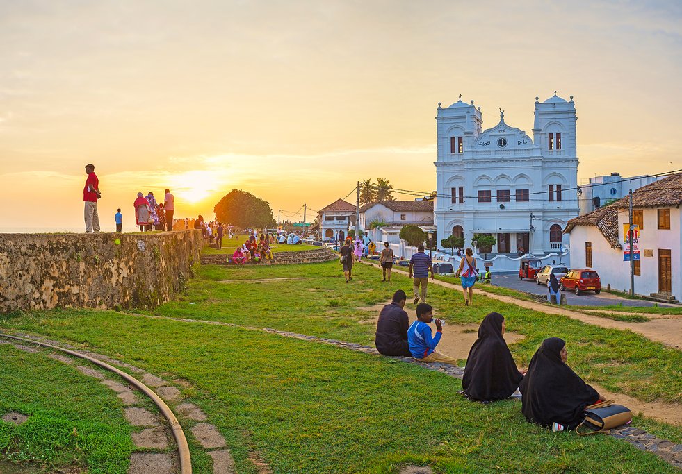 Medieval rampart of Galle, Sri Lanka