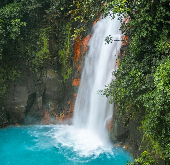 Rio Celeste Waterfall, Costa Rica