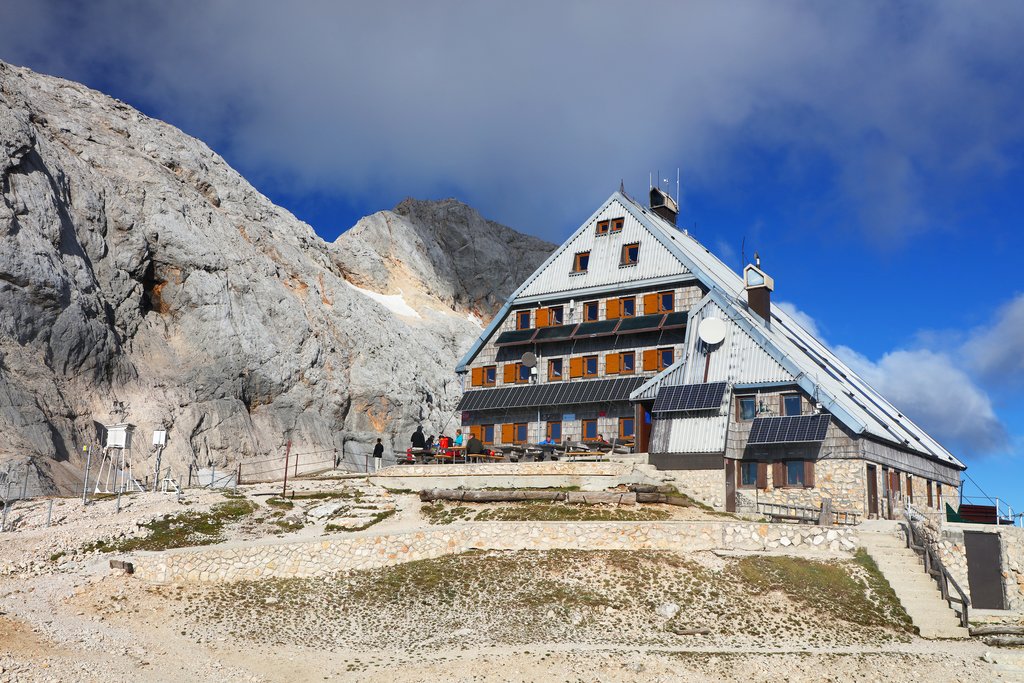 A mountain hut near Mount Triglav